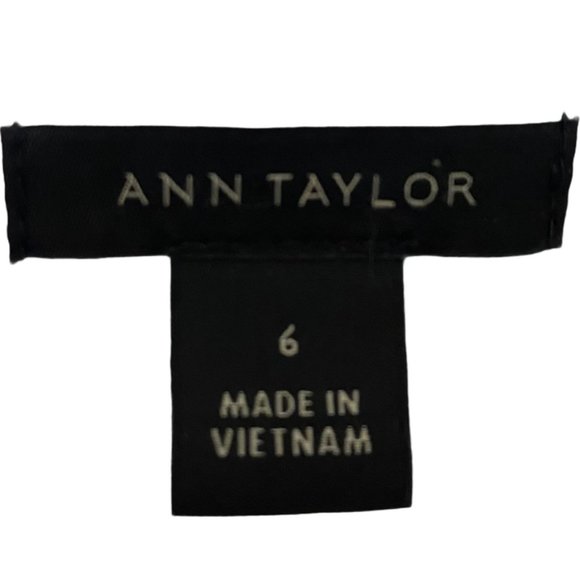 Ann Taylor Animal Print Lined Midi Dress w/Pockets - Picture 6 of 8